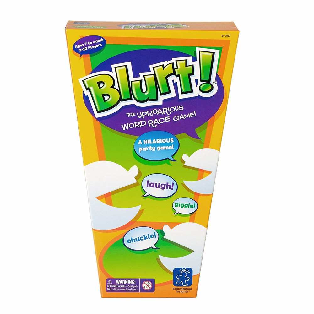 About Blurt Game Cards