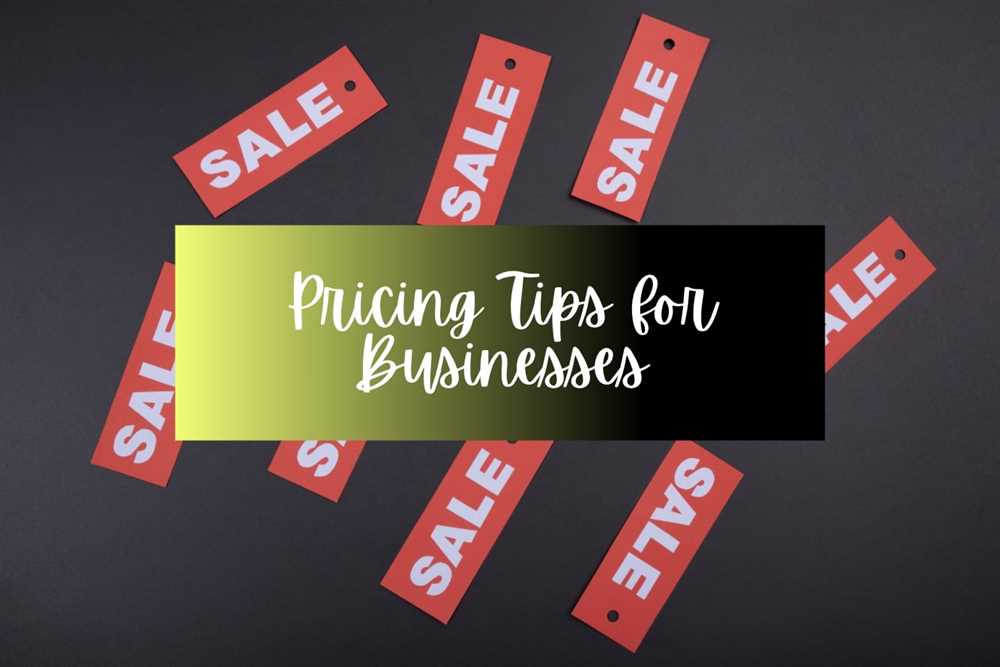 Tips for Effective Pricing and Marketing Strategies