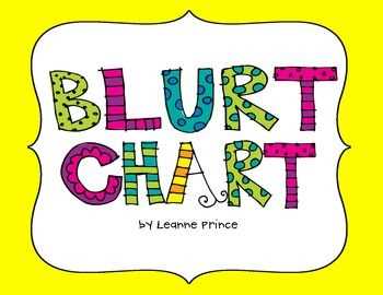 Benefits of Using a Blurt Chart